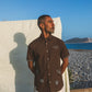 Shirt Aquiles Embroidered Linen