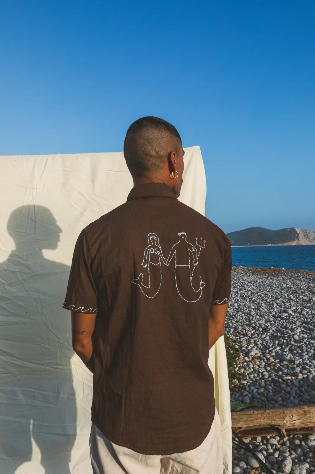 Shirt Aquiles Embroidered Linen