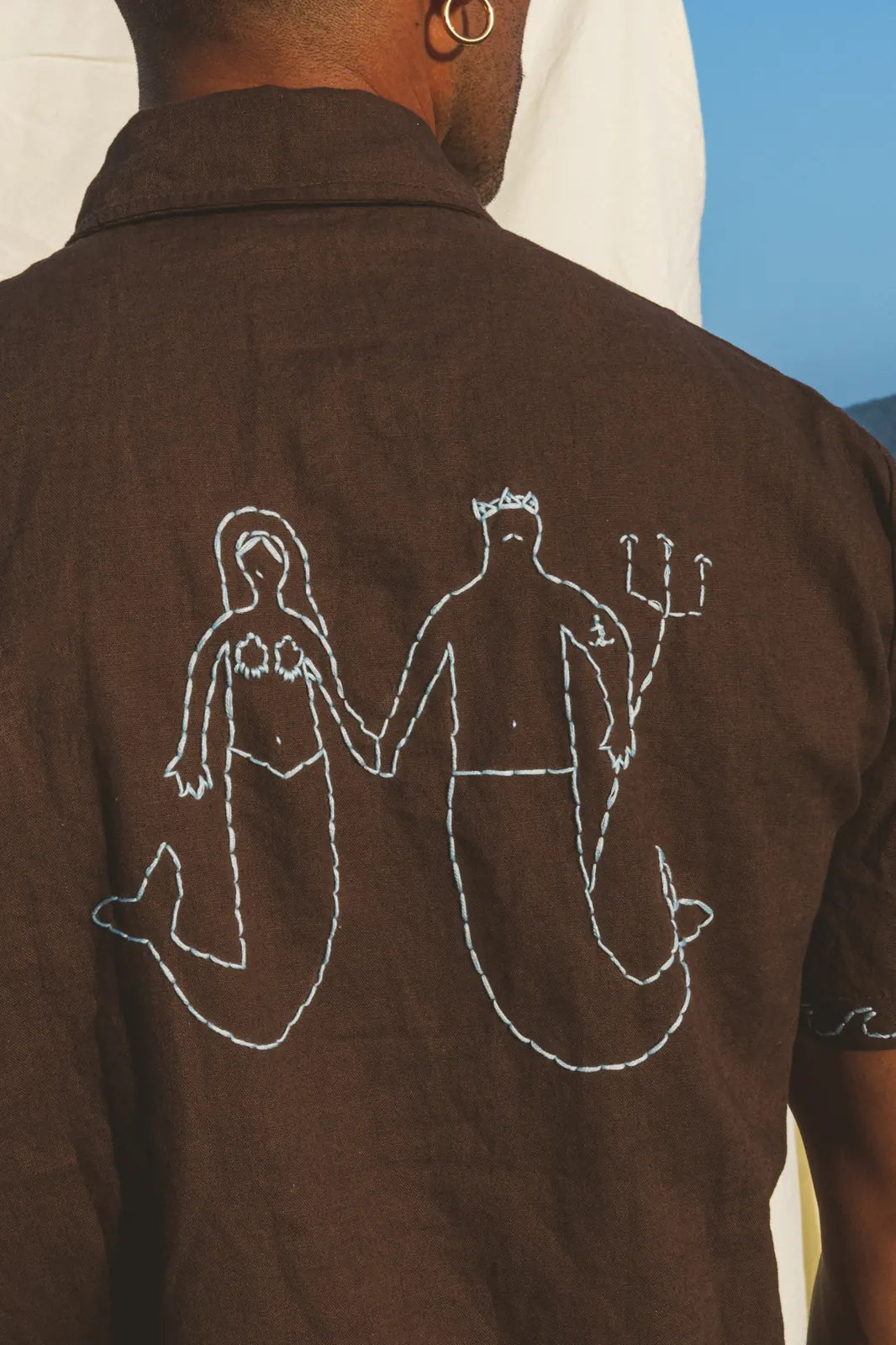 Shirt Aquiles Embroidered Linen