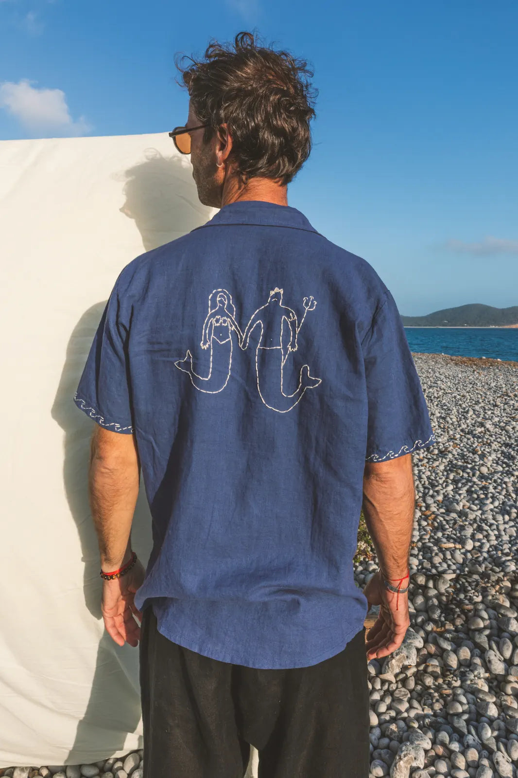 Shirt Aquiles Embroidered Linen