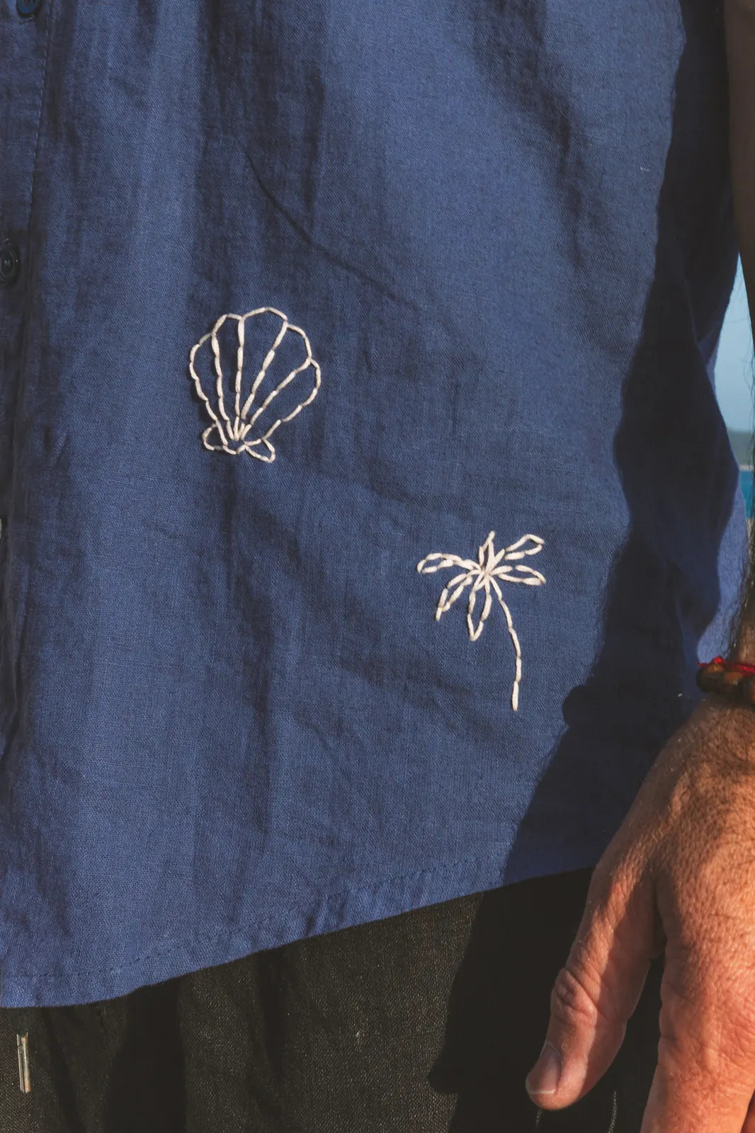 Shirt Aquiles Embroidered Linen