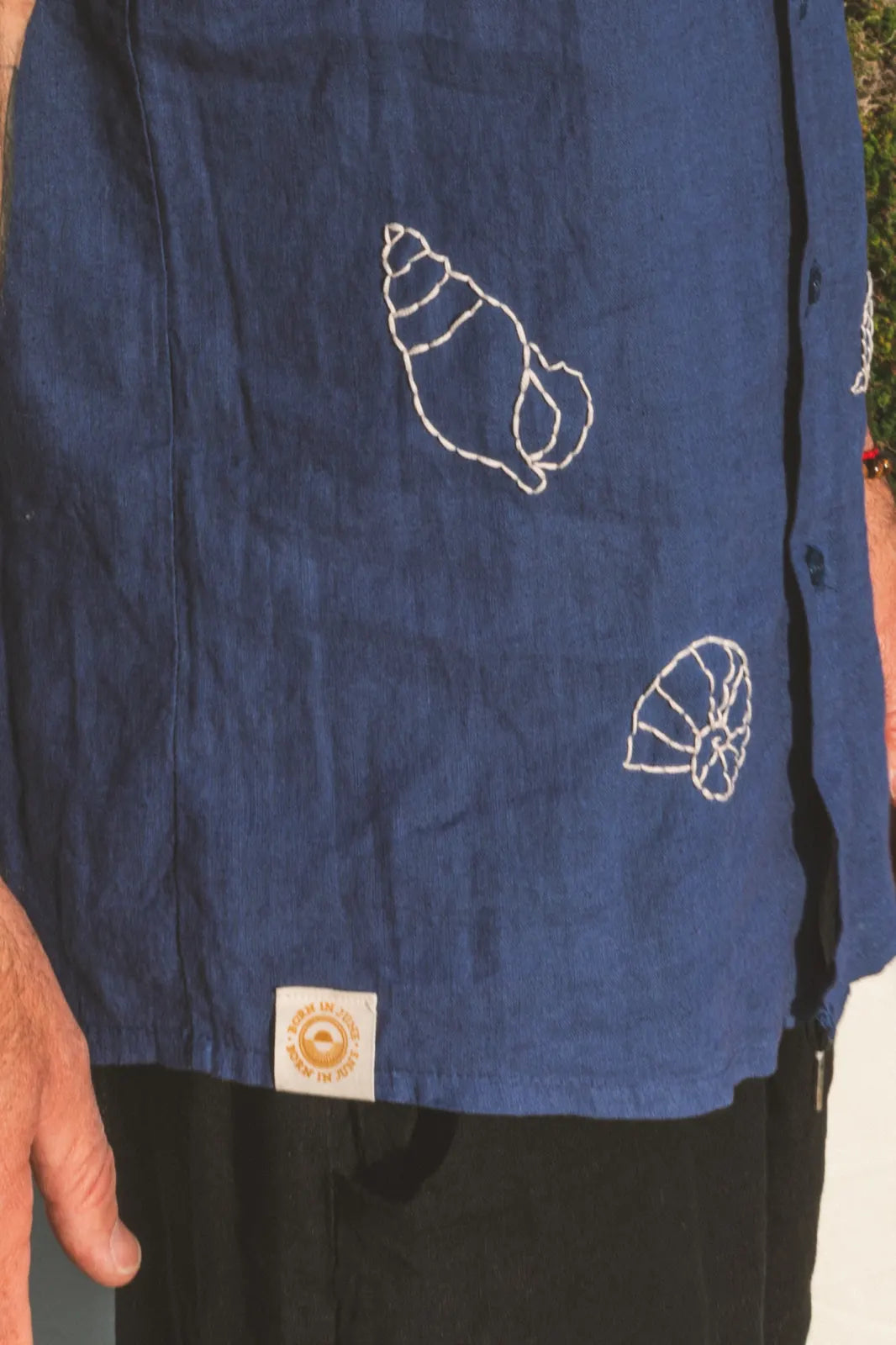 Shirt Aquiles Embroidered Linen