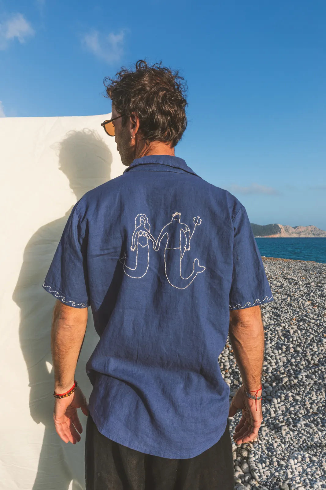 Shirt Aquiles Embroidered Linen