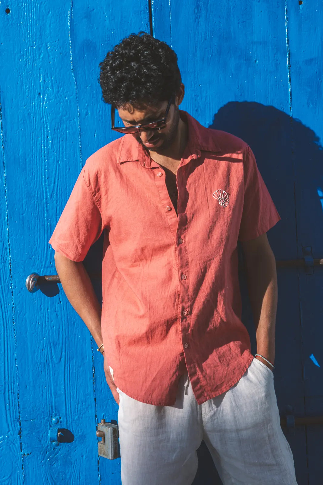 Shirt Aquiles Embroidered Linen