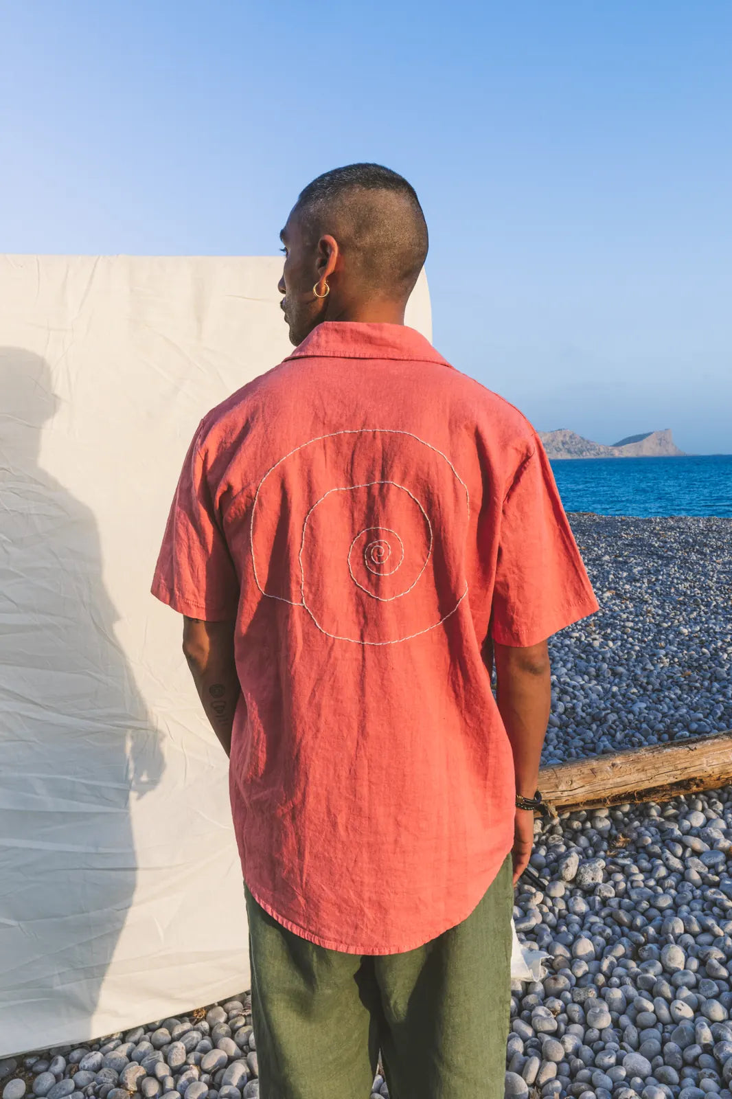 Shirt Aquiles Embroidered Linen