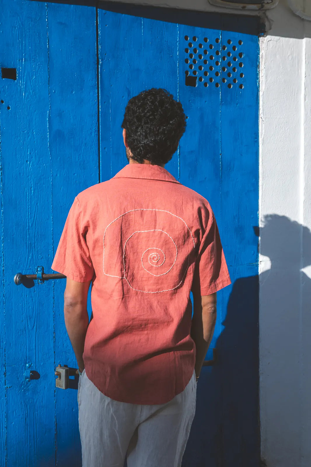 Shirt Aquiles Embroidered Linen
