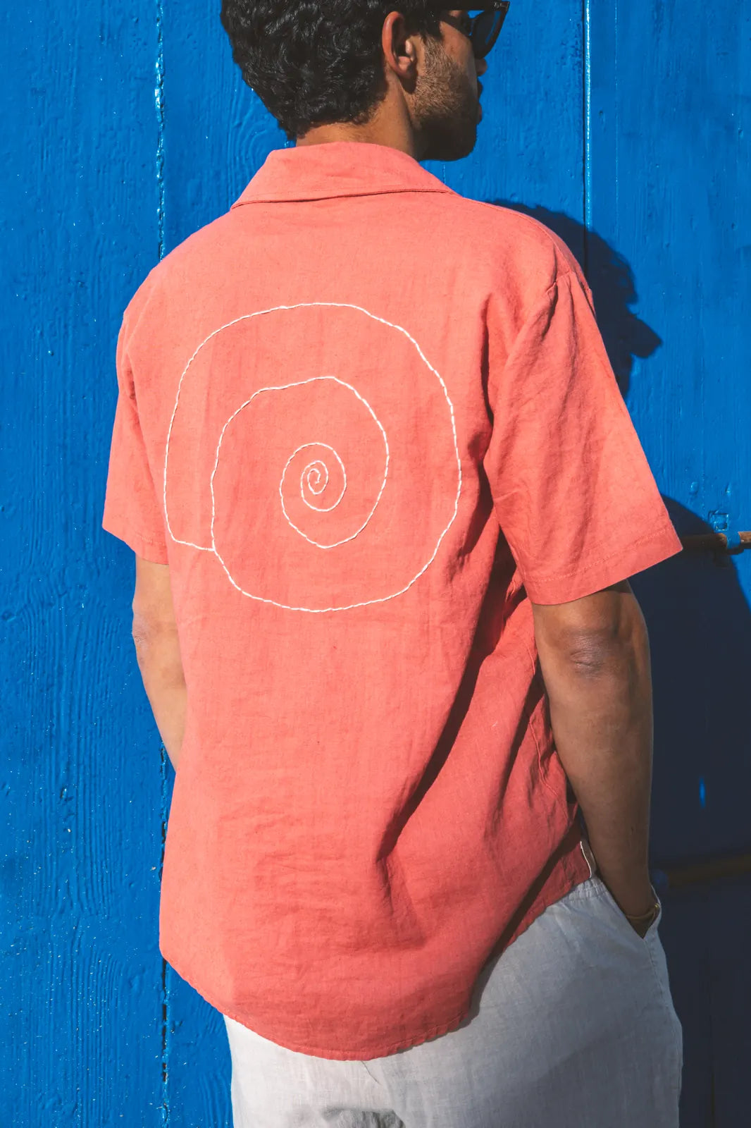 Shirt Aquiles Embroidered Linen