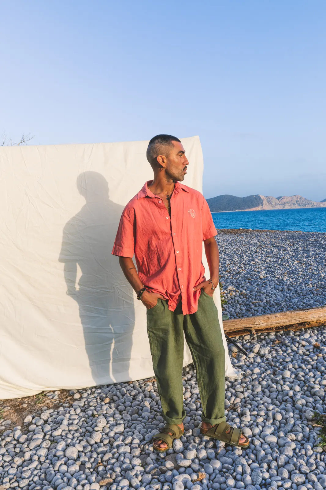 Shirt Aquiles Embroidered Linen