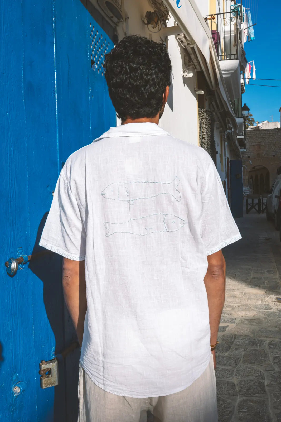 Shirt Aquiles Embroidered Linen