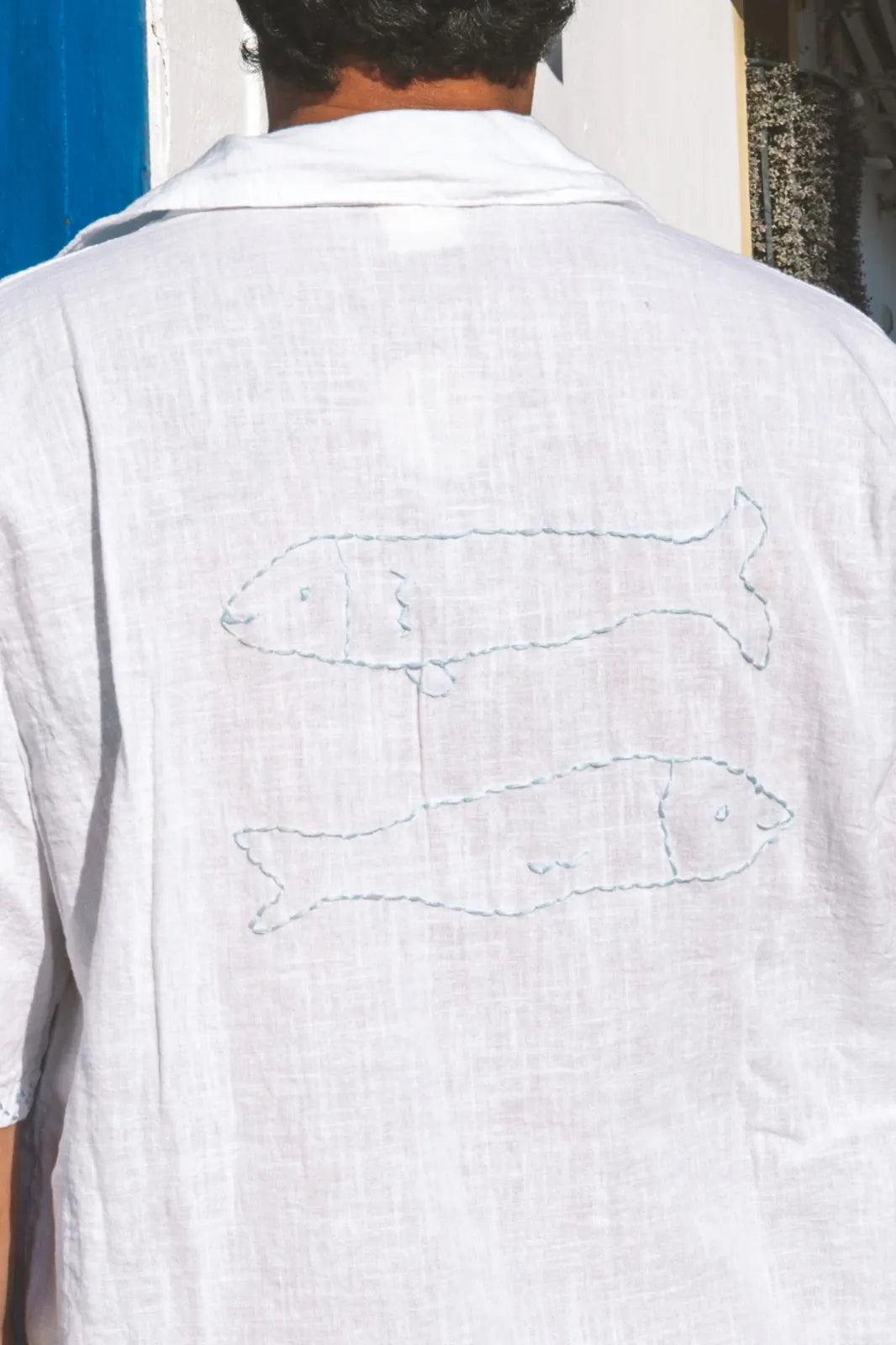 Shirt Aquiles Embroidered Linen