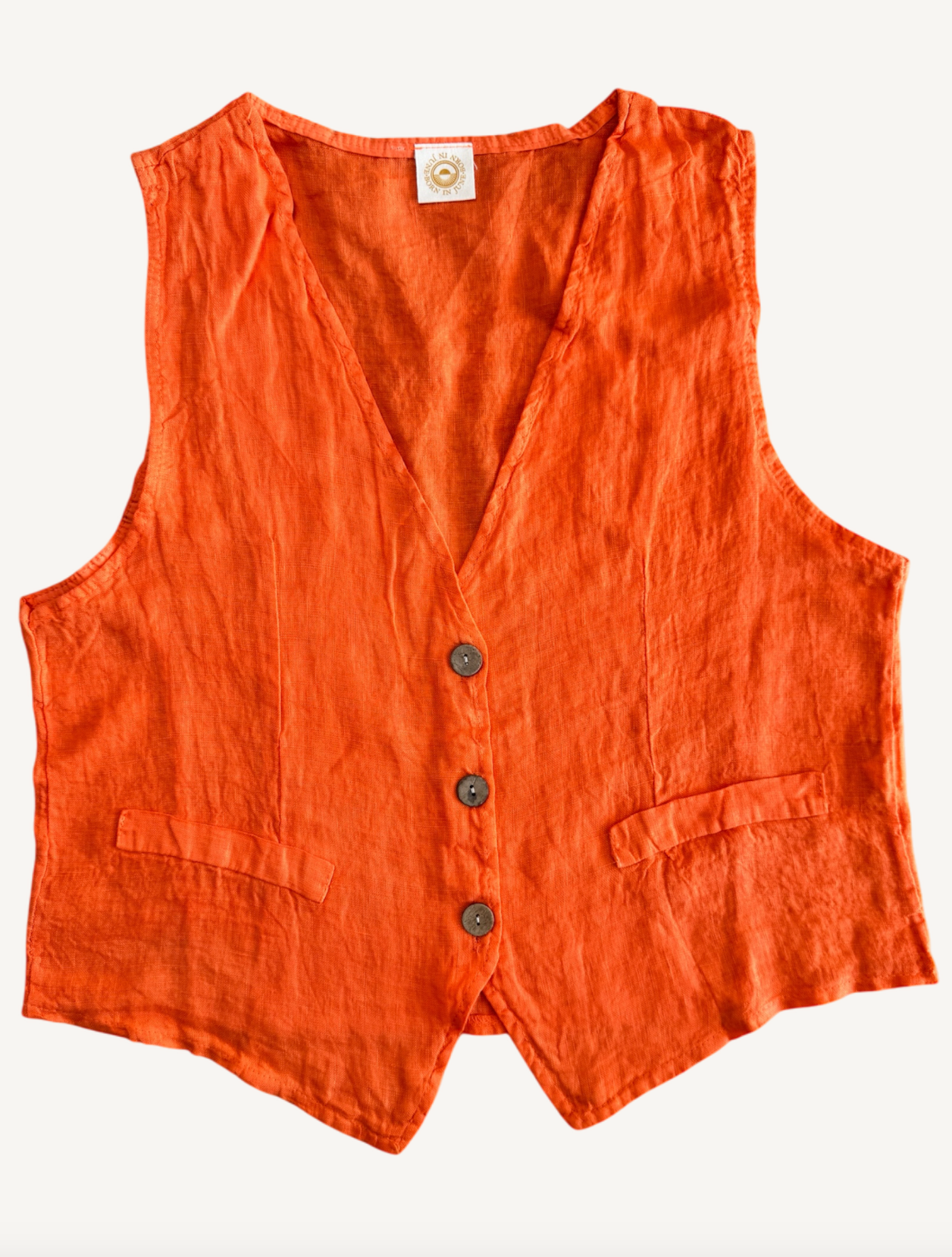 Chaleco Sof Plane Linen