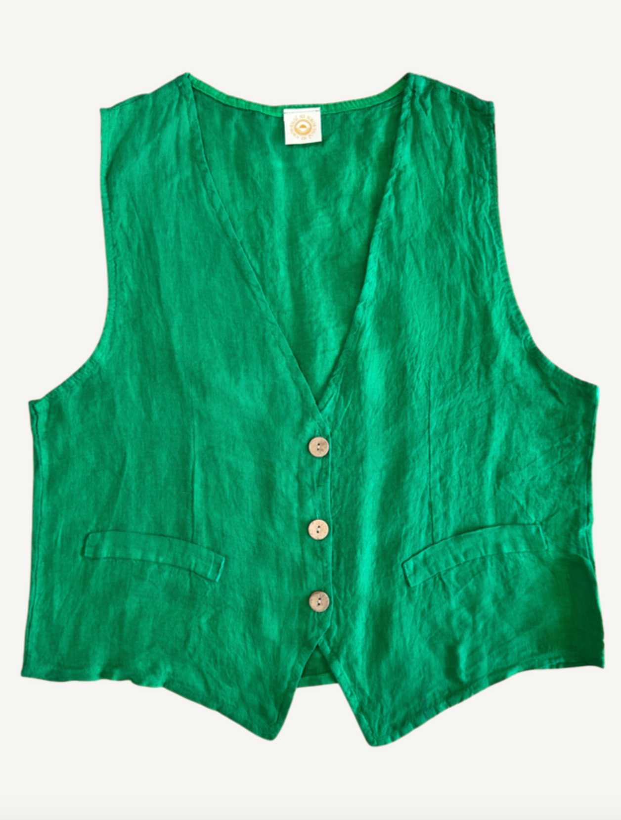 Chaleco Sof Plane Linen