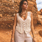 Chaleco Crochet María Cotton