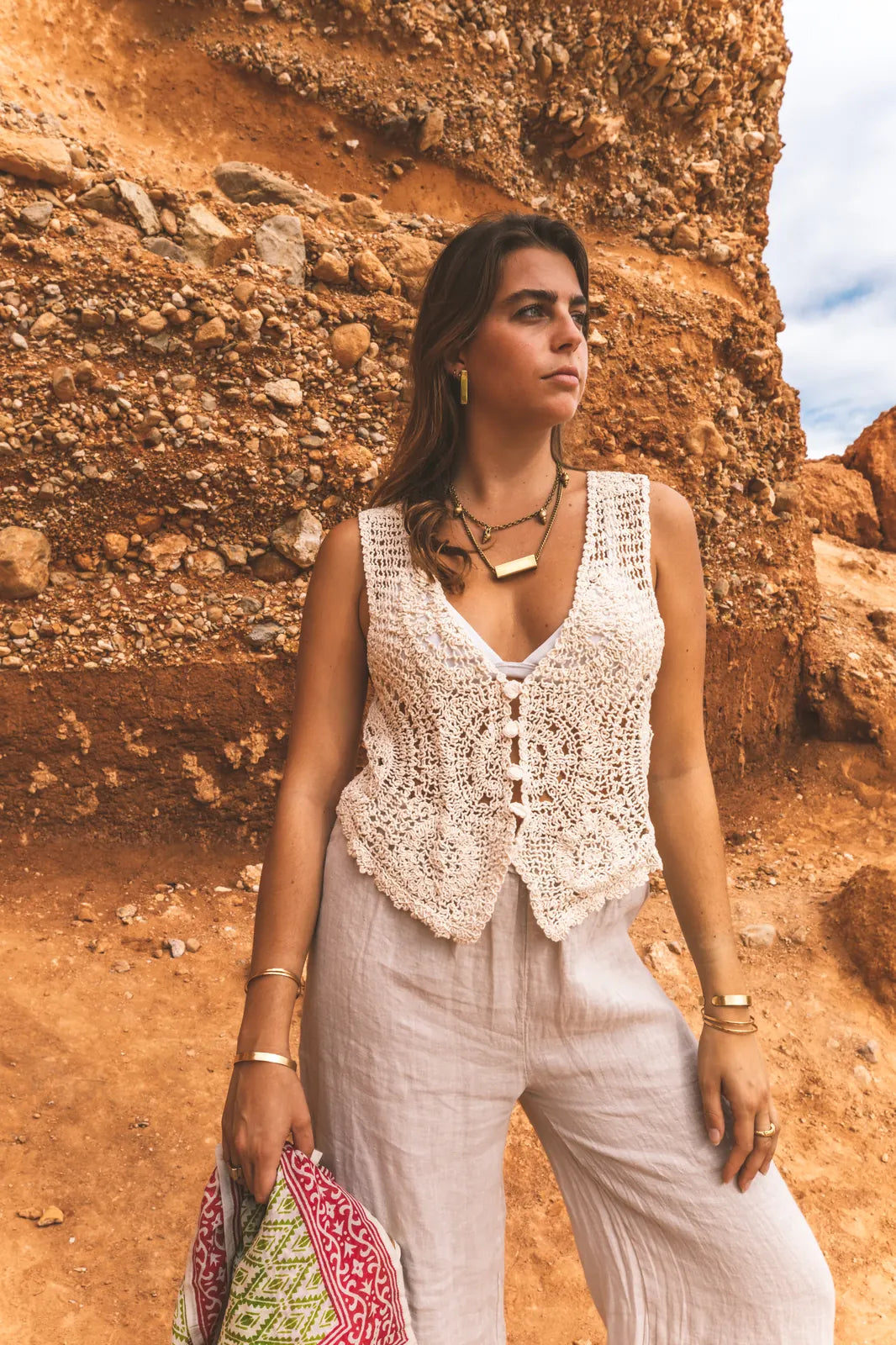 Chaleco Crochet María Cotton