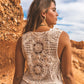 Chaleco Crochet María Cotton