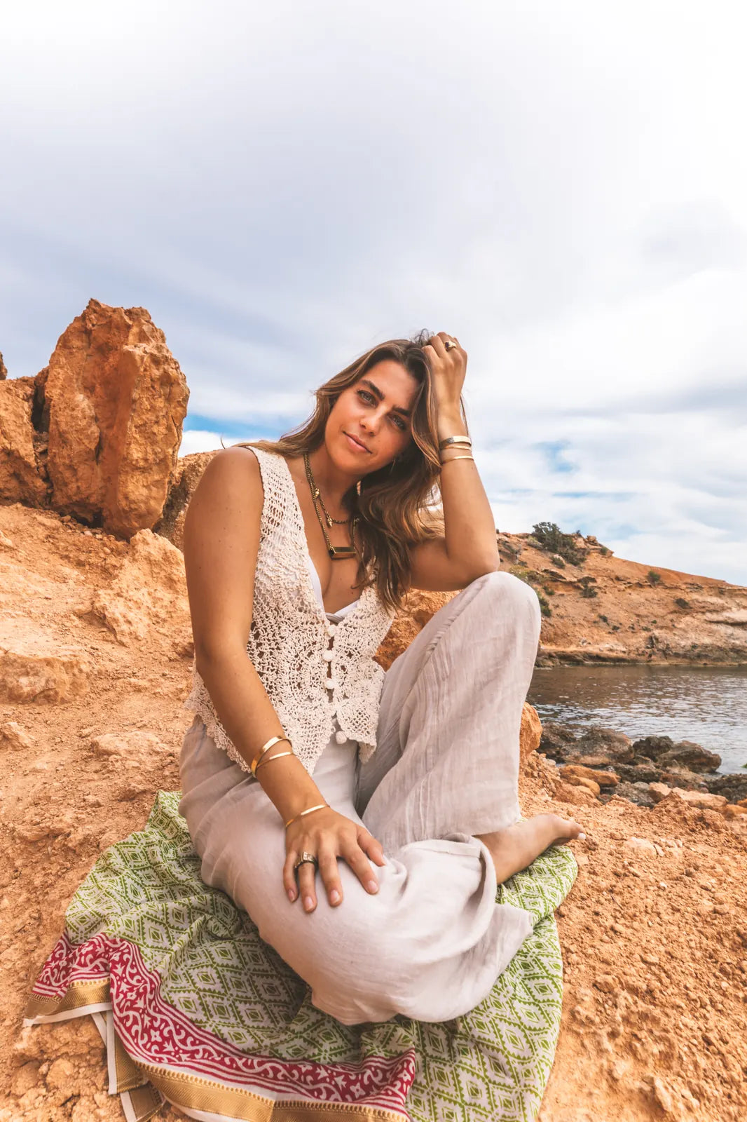 Chaleco Crochet María Cotton