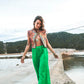 Embrodery Vest Indi Star Cotton Red, Blue, Green