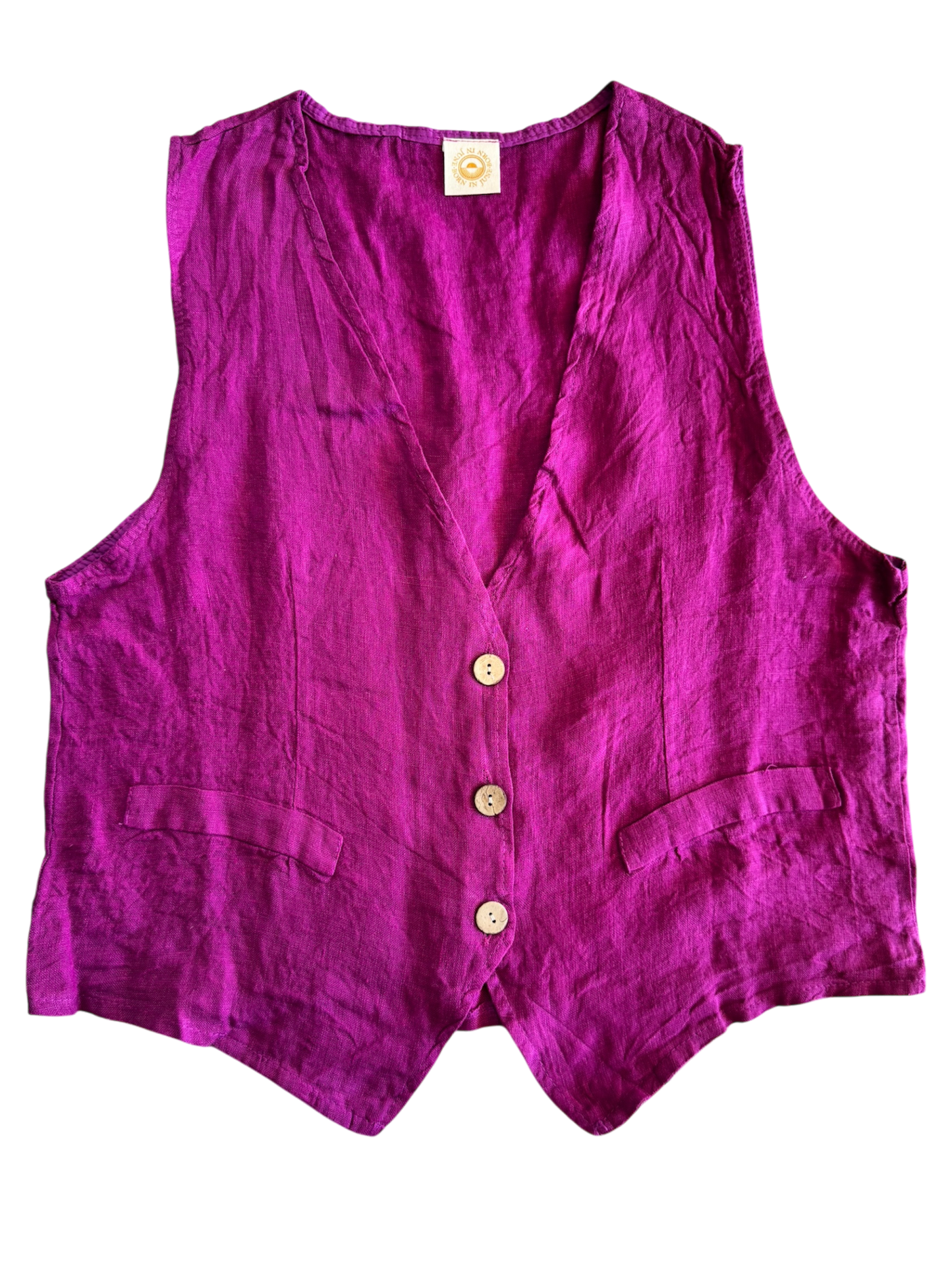 Chaleco Sof Plane Linen