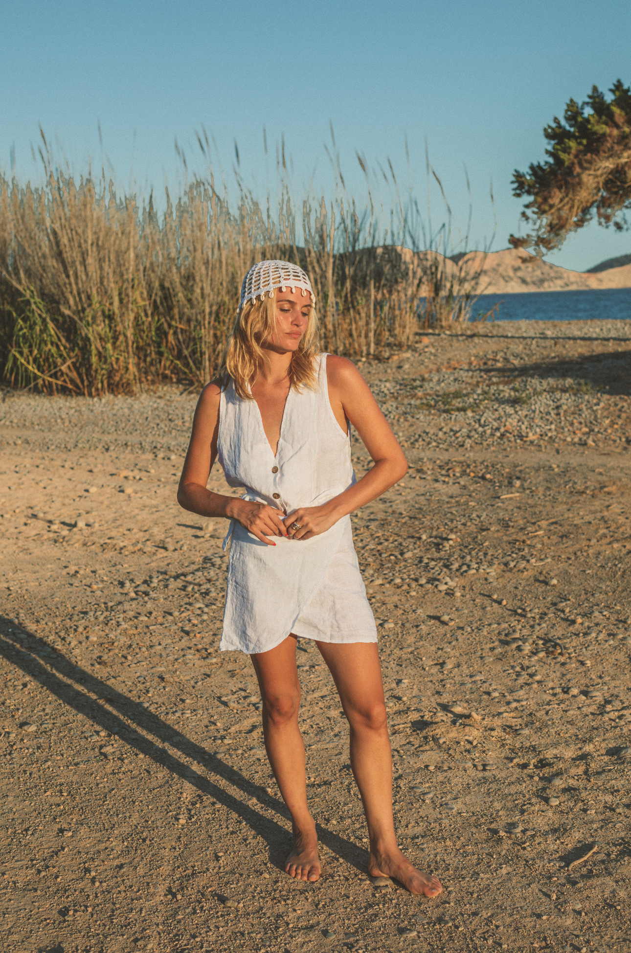 Skirt Sof Plane Linen