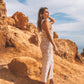 Dress Crochet Daisy Cotton White