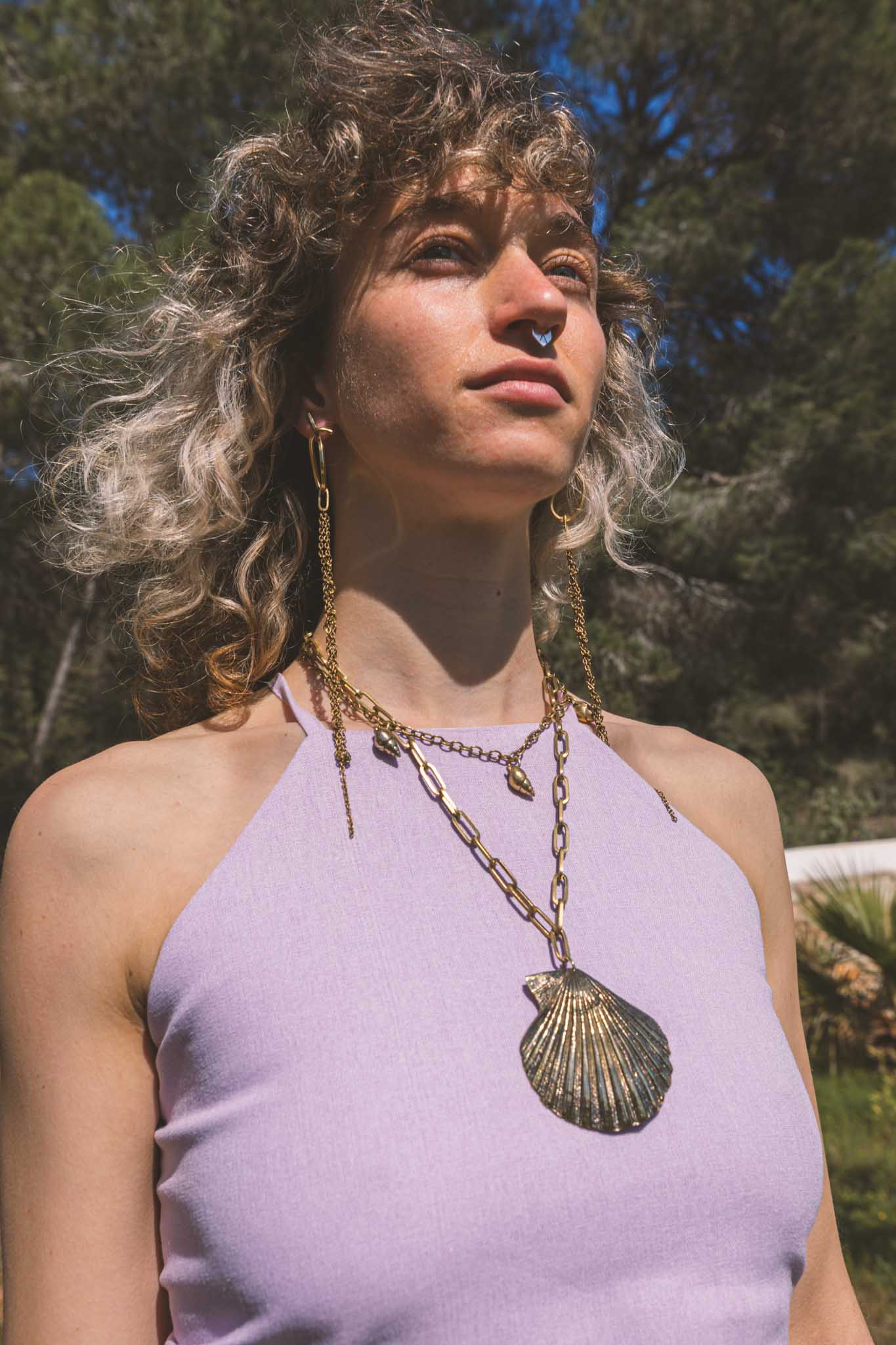 Collar Caracola XL Bronze