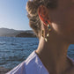 Earings Torsion Hoop Bronce